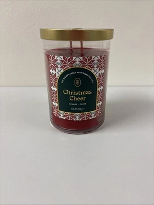 Threshold 2-Wick 21.5oz Lidded Jar Candle Christmas Cheer - Image 1 of 4