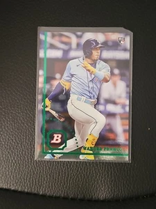 2022 Bowman Heritage Wander Franco Foil Variation SP Rookie RC #94FV-WF - Picture 1 of 2