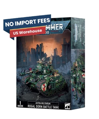 Kit plástico tanque de batalha Games Workshop Waɾhamm℮ɾ 40k Astra Militarum Rogal Dorn - Imagem 1 de 2