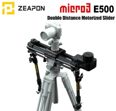 ZEAPON Micro 3 E500 Motorized Slider DSLR Kamera Video Double Distance Portable - Bild 1 von 4