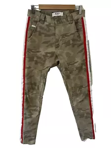 Nena & Pasadena NXP Men's Tan Beige Camo Style Cargo Pants Size 28 Zip Fly - Picture 1 of 6