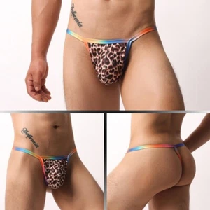 Sexy Men Soft Bikini Pouch Panties Underwear Stretch Low-rise G Strings Thongs - Picture 1 of 13
