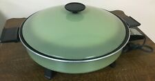 West Bend Avocado Green Round 12" Electric Skillet Model 13350