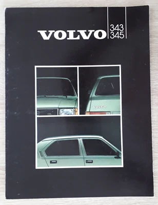 Volvo 343 / 345 Range Brochure 1982 - DL GL - Image 1 of 4