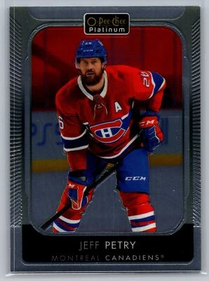 2021-22 O-Pee-Chee Platinum #53 Jeff Petry Montreal Canadiens - Image 1 of 2