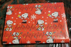 Peanuts Charlie Brown Gift Wrap Paper  2 YDS (20 SQ FT2)  Folded *FREE SHIPPING* - Picture 1 of 4