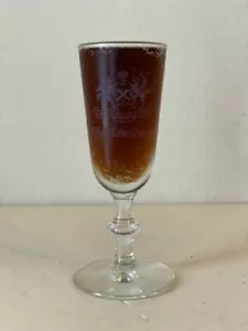 3 3/4" Cordial Shot Glass Restaurant China The Shelburne Hotel Atlantic City NJ - Picture 1 of 1