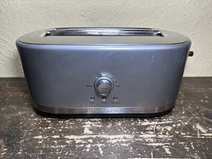 KitchenAid KMT4116CU 4-Slice Long Slot Toaster with High-Lift Lever In SIlver - Picture 1 of 7