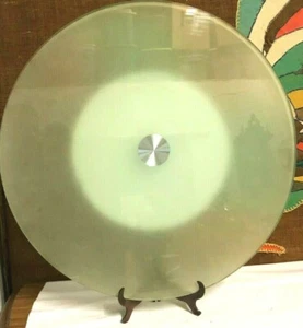 Large Lazy Susan 22" Diameter frosted Glass - Picture 1 of 2