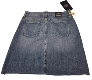 Vineyard Vines Womens Size 2 Blue Raw Edge Denim Skirt - Picture 1 of 5