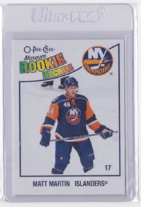 2010-11 O-PEE-CHEE MARQUEE ROOKIE RECRUE MATT MARTIN #534 NEW YORK ISLANDERS - Picture 1 of 2