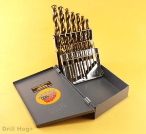 15 Pc Cobalt M42 Drill Bit Set HSSCO Drills M-42 Index Bits Lifetime Warranty - Picture 1 of 7