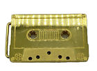 Gold Cassette Tape Metal Belt Buckle