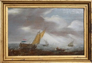 Allart van Everdingen Holland Marine Segelboot Fischer Nordsee Friesland Wind  - Picture 1 of 2