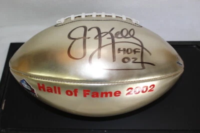 Jim Kelly Signed Autographed Football with Case Upper Deck COA  - Image 1 of 4