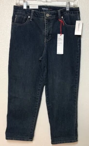 Style & Co Denim Tummy Control Capri Mid Rise Size 8 - Picture 1 of 2