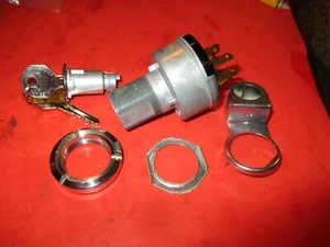 GTO-TEMPEST- LEMANS- 1964-1967=IGNITION-SWITCH & KEY- WITH BEZEL--USA= - Picture 1 of 5