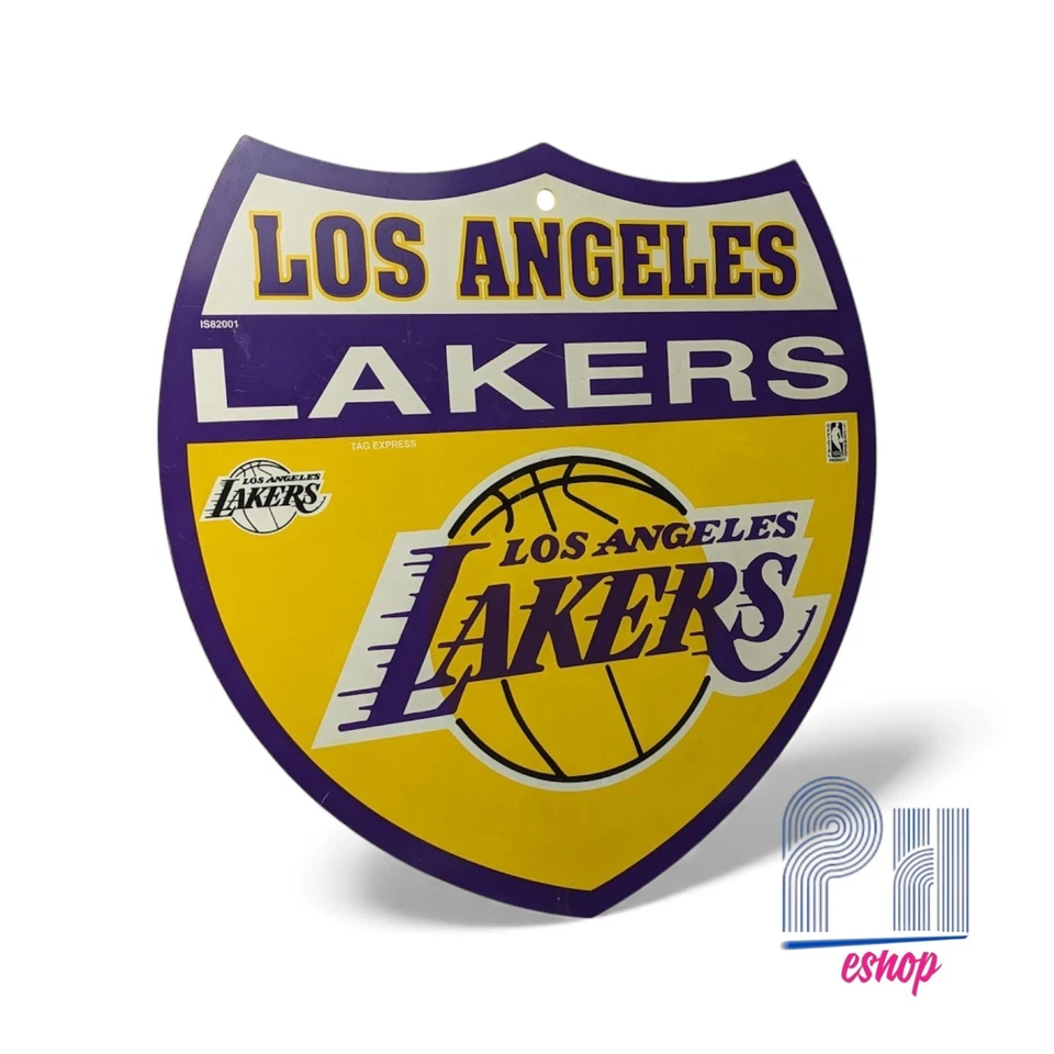 De colección LA Lakers Lakers Escudo Logo NBA Montaje en Pared 12" x 12" Coleccionable Foto 1 de 4