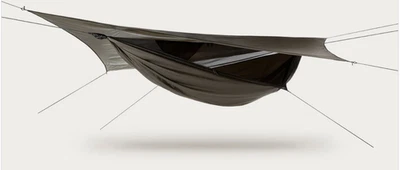 Hamaca Hennessy Deluxe Explorer Asym cremallera con mosca de lluvia con piel de serpiente gratis Foto 1 de 4