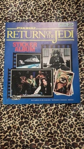 Vintage Star Wars Return of the Jedi Sticker Album with Stickers - Picture 1 of 12