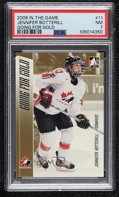 2006 ITG Going for Gold Women's National Team Jennifer Botterill #11 PSA 7 HOF - Image 1 of 2