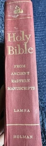 Holy Bible from Ancient Eastern Manuscripts, LAMSA, Holman Seventh Edition - Picture 1 of 11