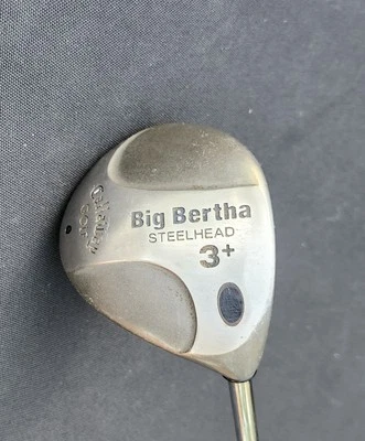 Callaway Golf Big Bertha Steelhead Driver 3+ RH Memphis 10 '98 Steel Shaft - Image 1 of 4