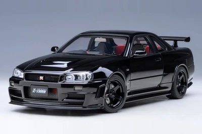 Nissan Skyline GT-R R34 Z-Tune 2005 Negro Modelo De Auto 1:18 Autoart - Imagen 1 de 4