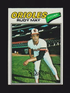 Rudy May Baltimore Orioles 1977 Topps #56 como nuevo - Imagen 1 de 2