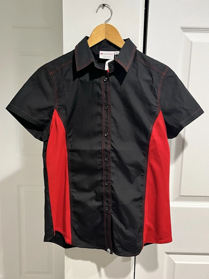 Chef Works Short-Sleeve Wear Work Clothes Hotel Kitchen Restaurant Tops Coats S - Image 1 of 4