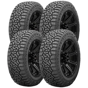 (QTY 4) 37x12.50R22 Summit Trail Climber RT 127Q LRF Black Wall Tires - Picture 1 of 9