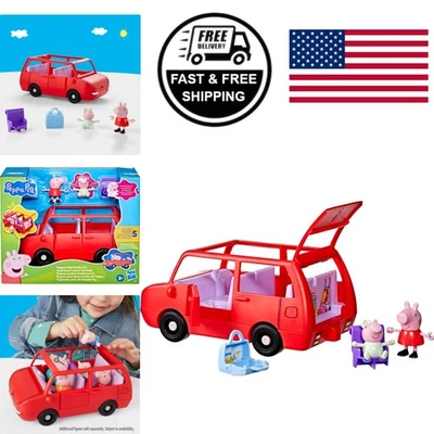 Juego Coche Familiar Grande con Figuras Bebé Puertas Abribles y Accesorios Foto 1 de 4