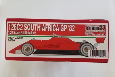 FERRARI C2 - GP SUD AFRICA 82 - PREGEVOLE KIT  STUDIO27 1:20 metallo - Immagine 1 di 4