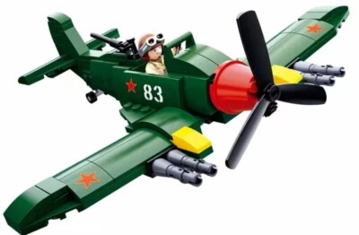 Sluban Allied Ground Attack Aircraft Plane Bricks Blocks Kit 170pcs Free P&P UK - Image 1 of 4