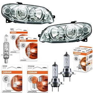 Scheinwerfer Set für Fiat Punto 2 188 + OSRAM Original Leuchtmittel XL BUNDLE - Bild 1 von 12