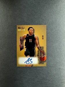 Scottie Barnes 2022-23 Wild Card Matte Premium Auto Gold Red Foil /50 - Picture 1 of 2
