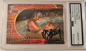 2002 Fleer WWE Divas Inter-Actions #7 Bikini Match - Stacy Keibler SIGNED PSA 10 - Picture 1 of 1