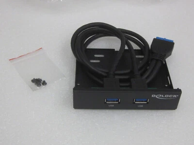 DeLock 63994 Frontpanel, 2x USB 3.0 - Bild 1 von 3