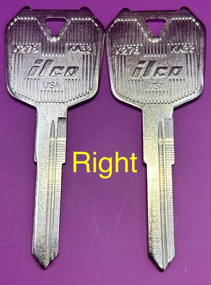 2 llaves en blanco Kawasaki Ninja EX250 EX 250 Ninja 250R R 300 EX300 2011 2012 2013 Foto 1 de 1