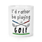 I'D Eher Sein Playing Golf Makeup Pinsel Bleistift Topf - Papa des Vaters Tag