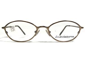 Liz Claiborne L220 07ZB Eyeglasses Frames Gold Round Full Rim 50-17-135