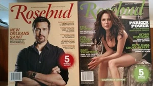 Rosebud Magazine Celebrity Brad Pitt Mary-Louise 2010 Hydroponics Growers LOT 4 - Picture 1 of 12
