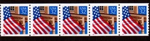 #2913 Flag over Porch PNC5 Pl #11111 (Shiny Gum) - MNH - Picture 1 of 1