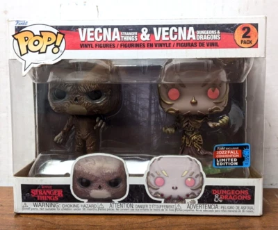 Funko pop ! Stranger Things Vecna & D&D Vecna 2 件装 2022 限量版玩偶 — 第 1/4 张图片
