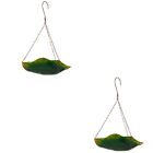 2 Pack Bird Feeders for Outdoors Window Mounted Platform Wrought Iron Metal