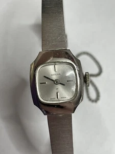 Vintage Baylor Automatik 16 mm Edelstahl 17 Juwel Damenuhr läuft super!! - Bild 1 von 4