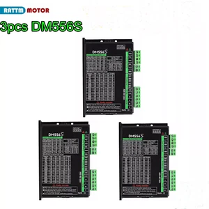 3 pz driver motore passo-passo CNC DM556S Nema23 20-50 V DC 1A-6A 200-51200 Sub - Foto 1 di 9