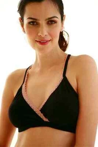 Nuevo sujetador para dormir negro de maternidad BelaBumBum Ariel $62, X-grande - Imagen 1 de 2