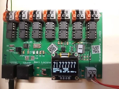 Loconet Schaltdecoder 7-fach für Weichen und Signale mit Doppelspulenantrieb - Bild 1 von 4