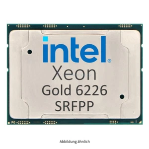 Intel Xeon Gold 6226 2,70 GHz 19,25 Mo processeur 12 cœurs 125 W SRFPP CD8069504283404 - Photo 1/2